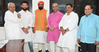 Chirag Paswan met Bihar CM Nitish Kumar in Patna.