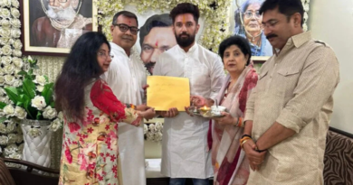 Arun Bharti will be the candidate of LJPR to contest from Jamui in LS poll.