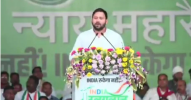 Tejashwi Yadav claimed he is taking the BJP single-handedly in Bihar.