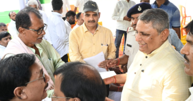 Vijay Kumar Chaudhary claimed CM Nitish Kumar had not touched the feet of PM Narendra Modi.