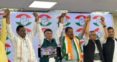 BJP MP Ajay Nishad resigned from the party and joined Congress.