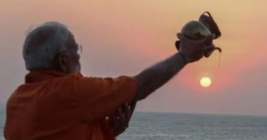 PM Narendra Modi begins a two-day meditation at Vivekanand Rock Memorial in Kanyakumari.