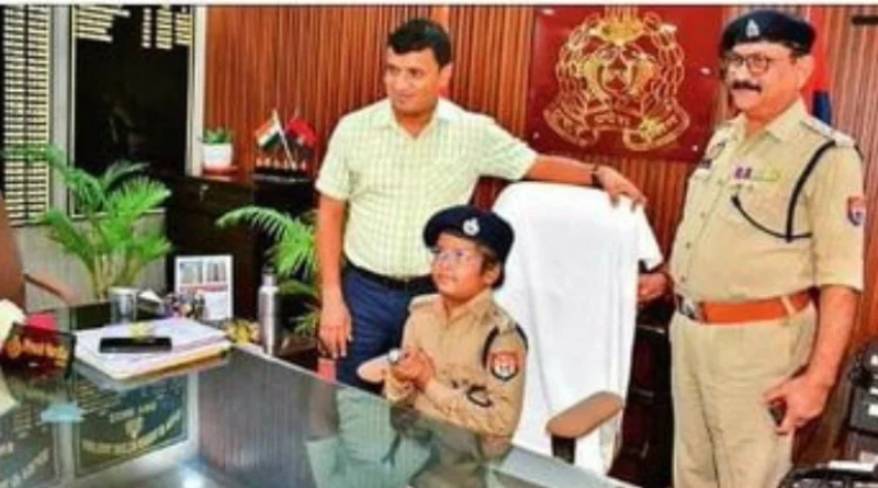 A 9-year-old cancer-stricken child became the ADG Varanasi zone for a day.