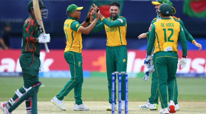 South Africa beats Bangladesh in a low-scoring thriller in T20 World Cup