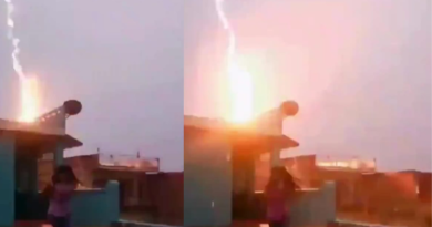 Close save for a teenage girl after lightning struck near her in Sitamarhi