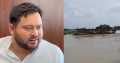 Tejashwi Yadav attacked the double-engine government of Bihar over frequent bridge collapses