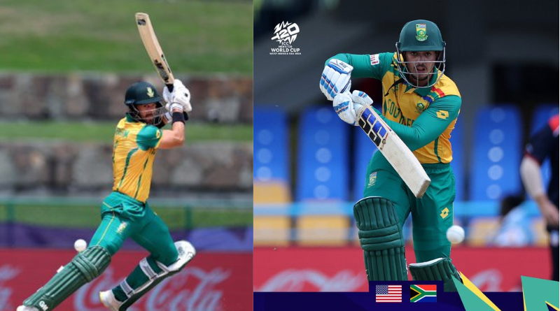 South Africa beat the USA by 18 runs in the Super 8 T20 World Cup