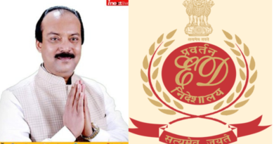 The Enforcement Directorate conducted raids on Gulab Yadav’s houses.