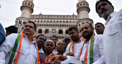 The Hyderabad congress thanked top leadership for waiving crop loans.