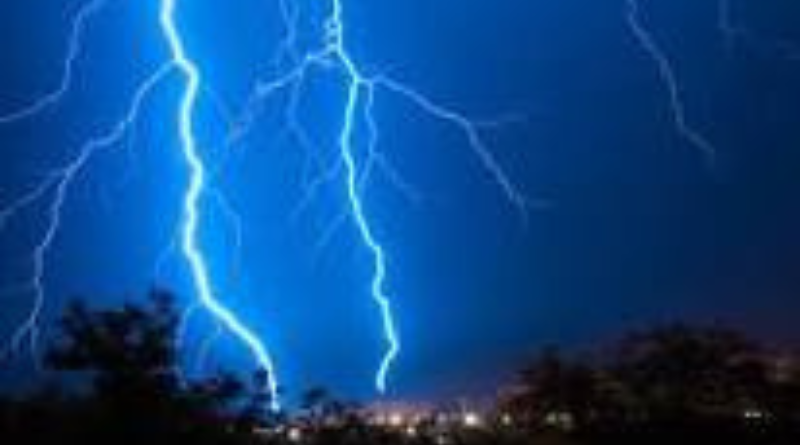 Five persons died due to lightning strikes in Gaya.