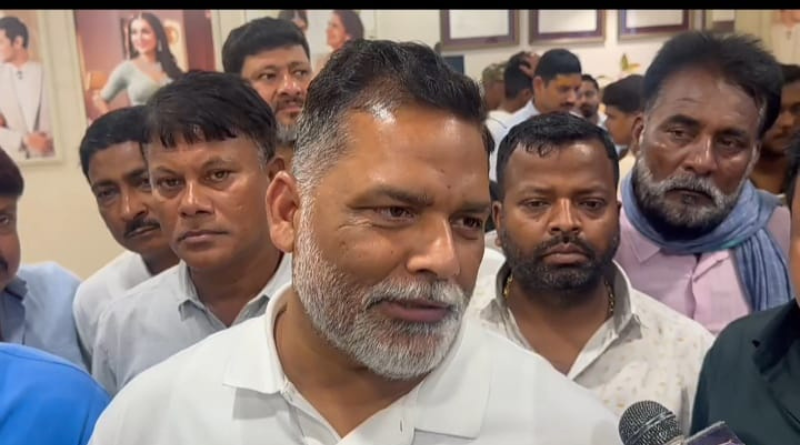 Pappu Yadav supported IANS officer Sanjeev Hans.