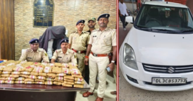 Gopalganj police arrested two smugglers with 71.14 kg charas.