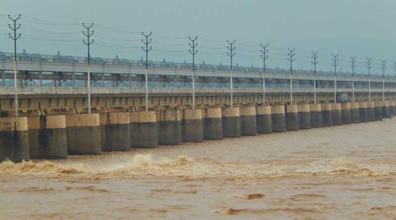 Water level of Ganga River rising due to flooding in Son River.