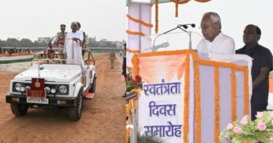 Nitish Kumar emphasized improving the health infrastructure of Bihar.