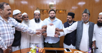 Tejashwi Yadav slammed the central government on the Wakf Bill.