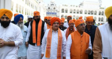 JP Nadda visited Takht Harimandir Sahib Gurudwara in Patna.