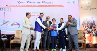 IndianOil falicitated Indian para atheletes for historic feat at Paris.