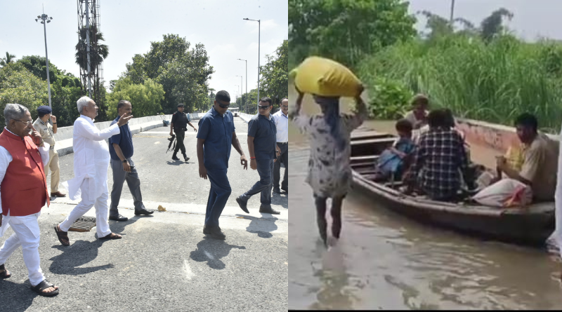 The flood situation is worsening in Patna, CM inspected the affected areas.