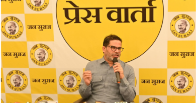 Prashant Kishor linked the flood in North Bihar with corruption.
