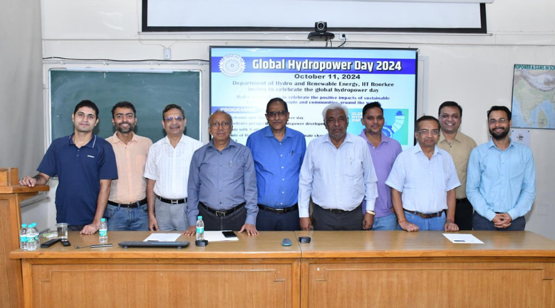 IIT Roorkee Celebrates Global Hydropower Day.