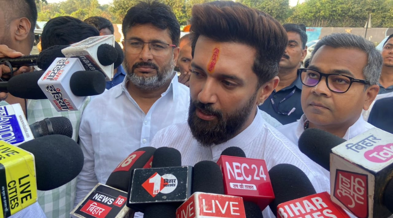 Chirag Paswan criticized Pashupati Paras, saying he was not part of NDA in the past.