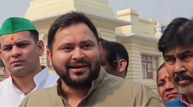 The silent gesture between Nitish Kumar and Tejashwi Yadav ignited speculation in Bihar politics.