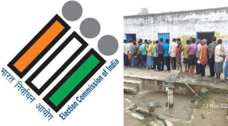 Polling for the Tirhut graduate MLC by-poll is going smoothly, ECI recorded 4.96% polling till 10 am.