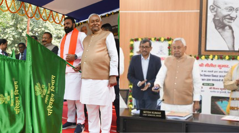 Nitish Kumar launched 3 projects for rural infra growth in Bihar.