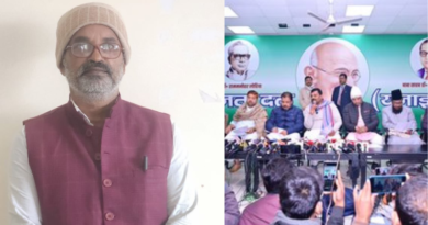 Lalan Prasad of JD(U) filed a nomination for the 2025 MLC by-election.