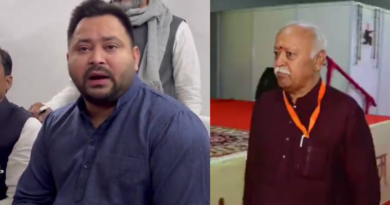 Tejashwi Yadav criticized Mohan Bhagwat who said India had achieved real independence in 2024.