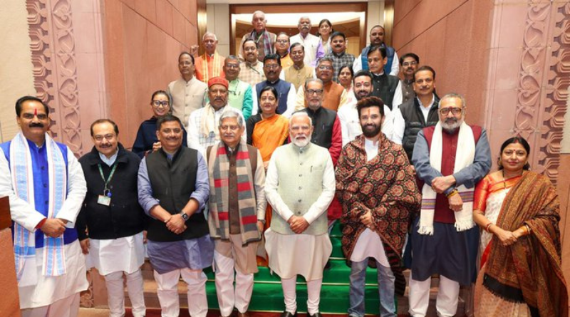 Sanjay Jha said 30 NDA MPs met with PM Modi to express gratitude for the allocation of the budget.