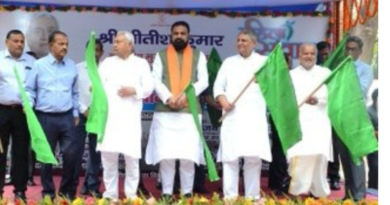CM Nitish Kumar flagged off ‘Mahila Samvad’ campaign to empower 2 crore women in Bihar.