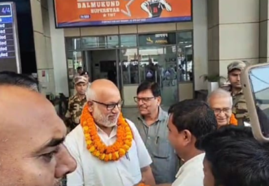 M A baby reaches Patna and pushes for the Grand Alliance to defeat BJP in Bihar poll 2025.