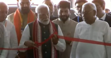 PM Narendra Modi inaugurates New Terminal at Patna Airport Lays Foundation for Bihta Airport.