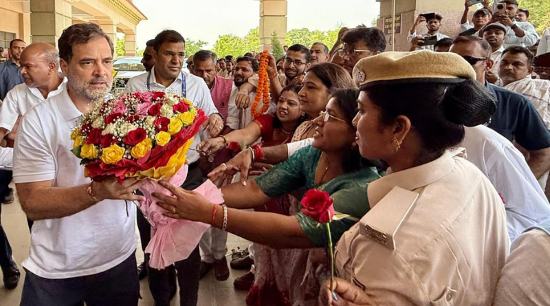 Rahul Gandhi’s Bihar 1-day visit sparks political backlash from NDA leaders.
