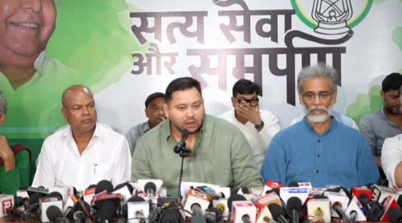 Tejashwi Yadav alleges voter list revision in Bihar is a conspiracy against the poor.