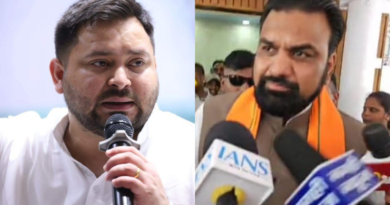 BJP criticized Tejashwi Yadav for his statement on the Waqf Act.