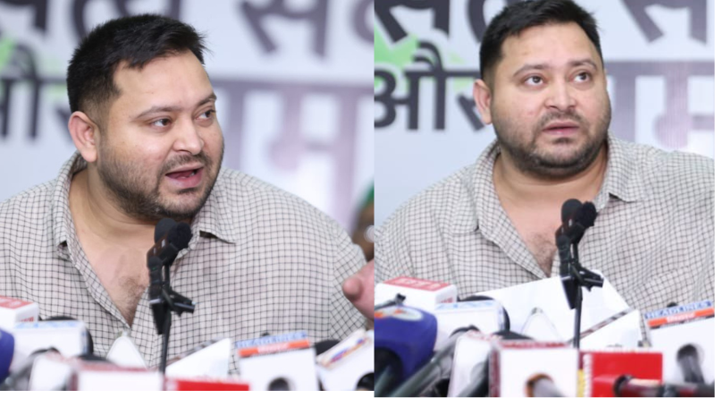 Tejashwi Yadav hits back at BJP’s ‘Namazwadi’ jibes, criticized ECI over voters list drive.