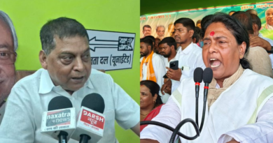Neeraj Kumar criticized RJD MLC Urmila Thakur for comparing Lalu Yadav with Lord Shiva.