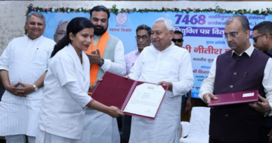 Nitish Kumar distributes appointment letters to 7,468 ANMs to boost healthcare in Bihar.