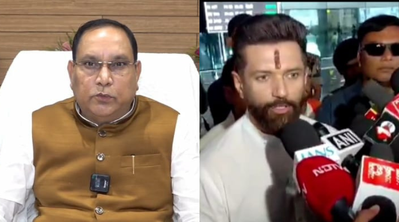 Maheshwar Hazari advises Chirag Paswan to follow the NDA coalition protocol, questions CM’s aspirations.