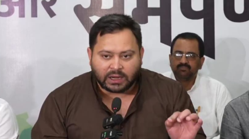 Tejashwi Yadav accuses the Election Commission of acting on the BJP’s directions amid voter list revision in Bihar.