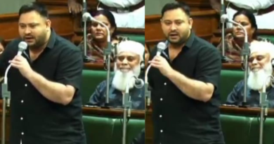Uproar over Tejashwi Yadav’s monkey remark in the Bihar Assembly.