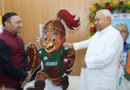 CM Nitish Kumar unveils mascot and logo for Asia Rugby U-20 championship 2025 in Bihar.