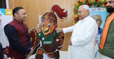 CM Nitish Kumar unveils mascot and logo for Asia Rugby U-20 championship 2025 in Bihar.