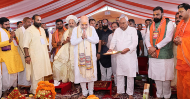 The foundation stone Janaki temple was laid down by Amit Shah in Sitamarhi.