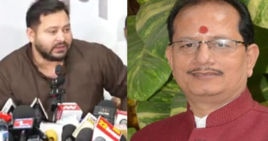 Tejashwi Yadav alleges Deputy CM Vijay Kumar Sinha holds 2 voter IDs, demands probe.