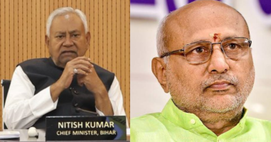 Nitish Kumar and NDA leaders welcome NDA’s vice presidential pick C.P. Radhakrishnan.