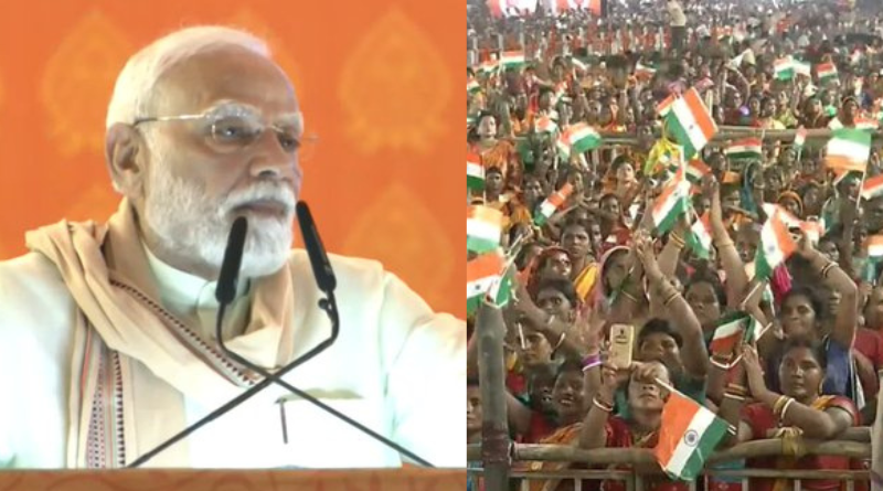 PM Narendra Modi vowed to expel infiltrators and criticized RJD-Congress over dynastic politics in Purnea.