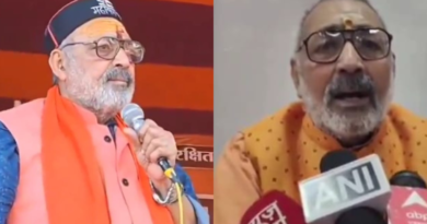 Giriraj Singh targets Tejashwi Yadav: ‘Politically robbed by Rahul Gandhi’.